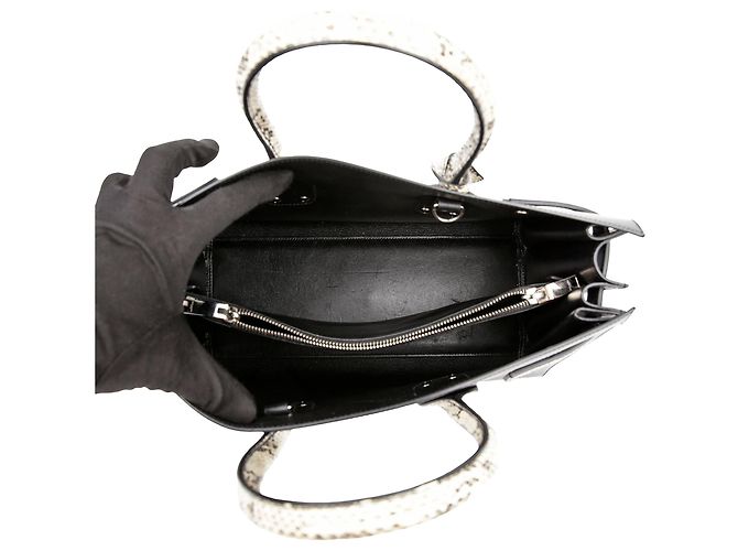 Saint Laurent Bolso tote pequeño de hombro Negro - vista 8