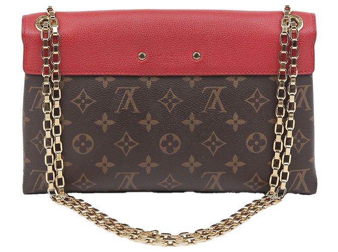 Louis Vuitton Borsa a tracolla e crossbody Palais Chain Marrone - vista 2