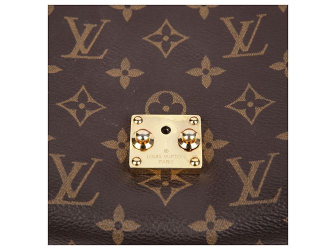 Louis Vuitton Borsa a tracolla e crossbody Palais Chain Marrone - vista 7