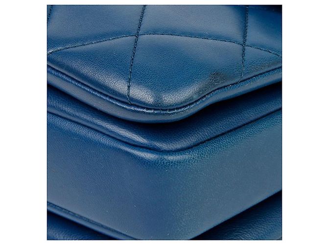 Trendy CC Chanel Trendiger Cc Small Top Handle Tote Schulterbeutel Blau - Ansicht 10