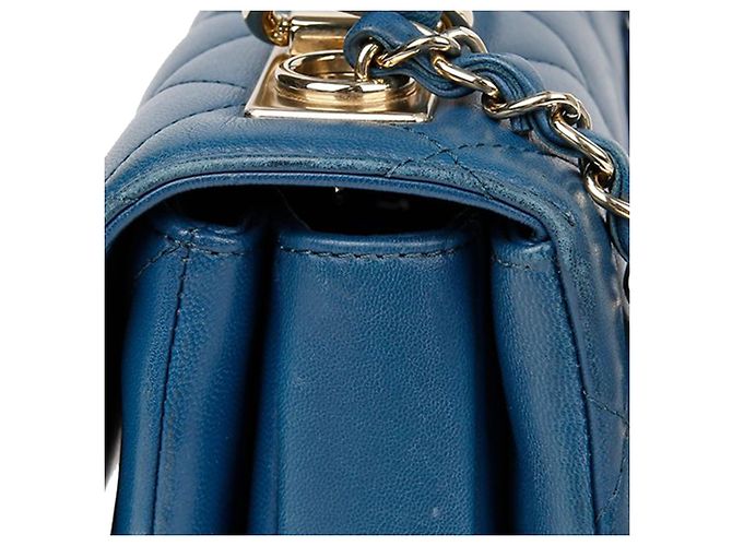 Trendy CC Chanel Trendiger Cc Small Top Handle Tote Schulterbeutel Blau - Ansicht 7