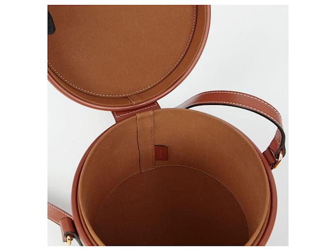 Triomphe Céline Borsa a Spalla Tambour Medium Marrone - vista 10