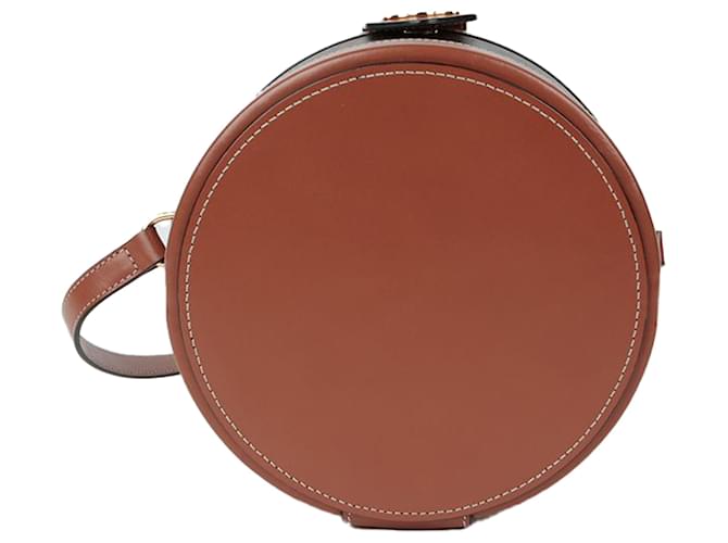 Triomphe Céline Borsa a Spalla Tambour Medium Marrone - vista 6