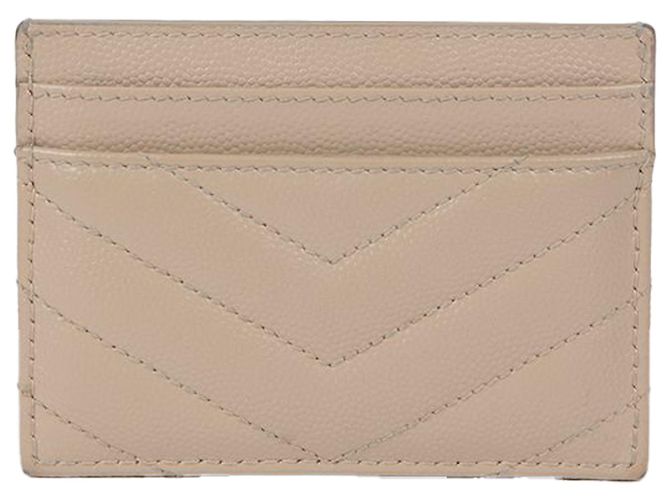 Saint Laurent Tarjetero Monogram Castaño - vista 4