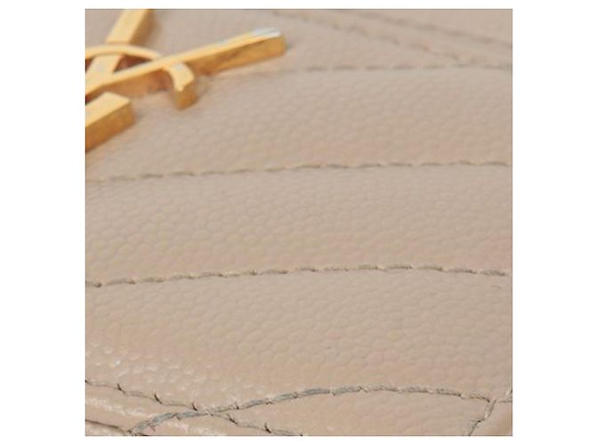 Saint Laurent Tarjetero Monogram Castaño - vista 7