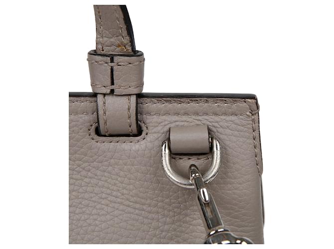 Bamboo Gucci Borsa tote a spalla in bambù Grigio - vista 6