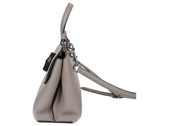 Bamboo Gucci Borsa tote a spalla in bambù Grigio - vista 8