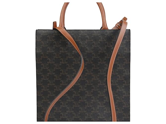 Céline Borsa Cabas Small Tote a Spalla Bianco - vista 3