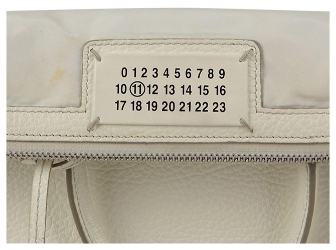Maison Martin Margiela Mini bolso tote de hombro Blanco - vista 3