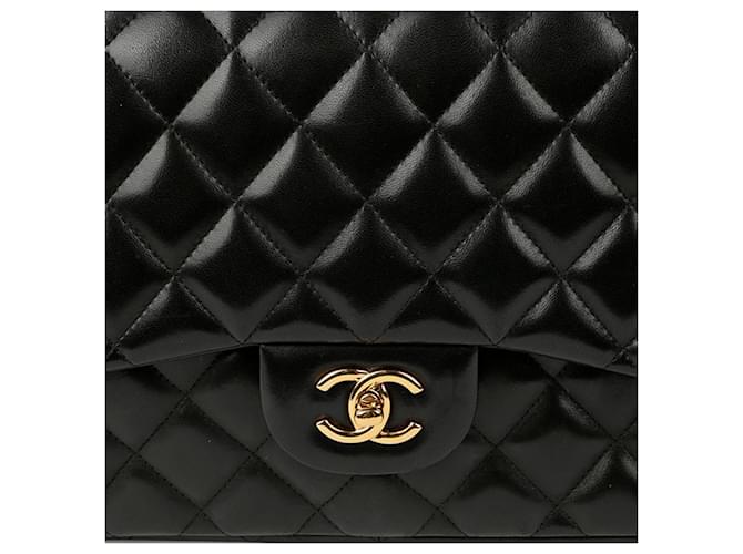 Chanel Borsa a tracolla con patta classica Large Nero - vista 3