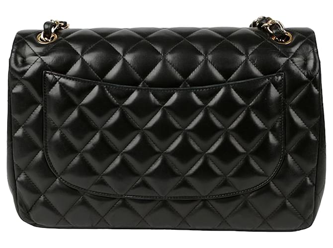 Chanel Borsa a tracolla con patta classica Large Nero - vista 4