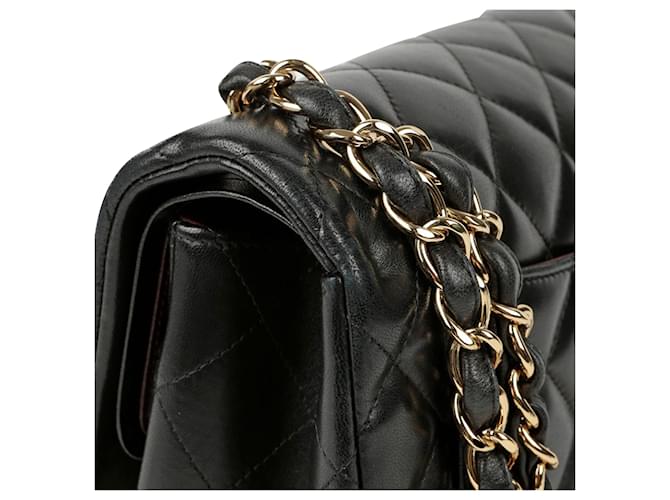 Chanel Borsa a tracolla con patta classica Large Nero - vista 7