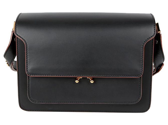 Marni Borsa a tracolla e crossbody Trunk Medium Nero - vista 2
