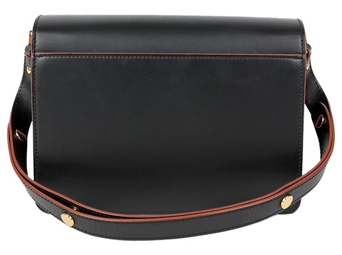 Marni Borsa a tracolla e crossbody Trunk Medium Nero - vista 4