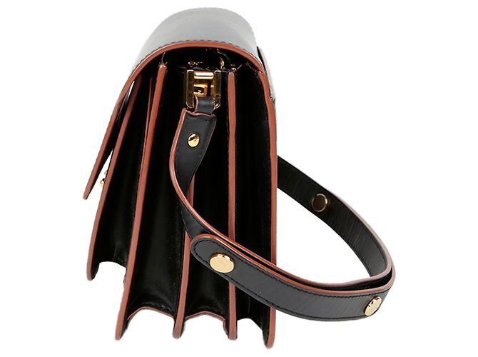 Marni Borsa a tracolla e crossbody Trunk Medium Nero - vista 5