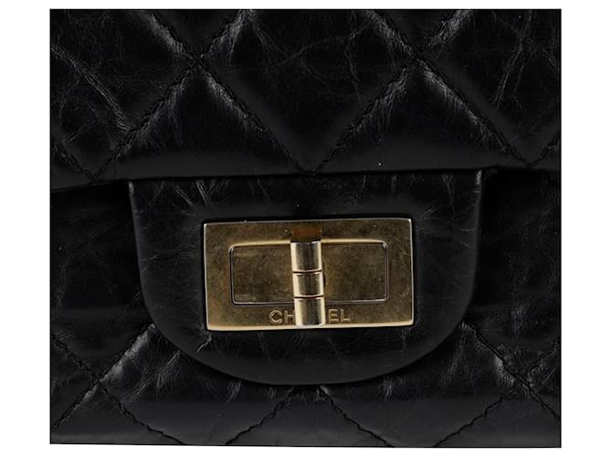 Chanel Borsa Maxi con patta a tracolla e a spalla Nero - vista 2