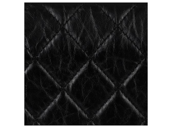 Chanel Borsa Maxi con patta a tracolla e a spalla Nero - vista 3