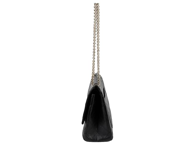 Chanel Borsa Maxi con patta a tracolla e a spalla Nero - vista 4
