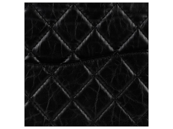 Chanel Borsa Maxi con patta a tracolla e a spalla Nero - vista 6