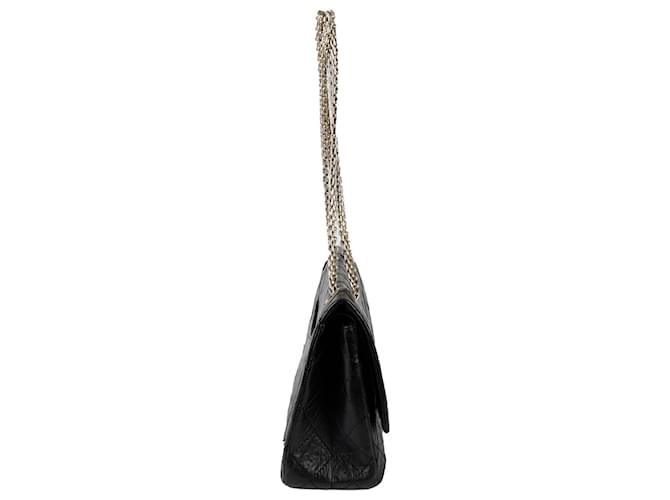 Chanel Borsa Maxi con patta a tracolla e a spalla Nero - vista 7
