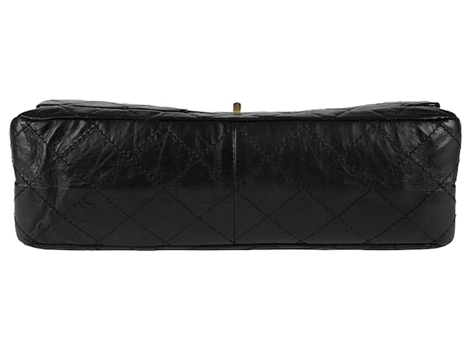Chanel Borsa Maxi con patta a tracolla e a spalla Nero - vista 8
