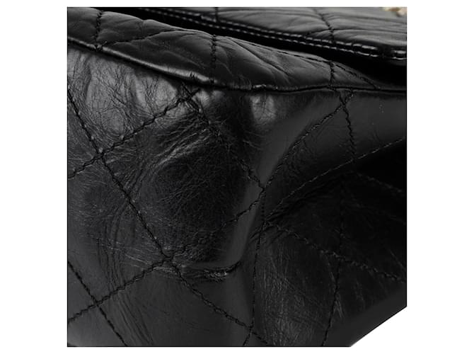 Chanel Borsa Maxi con patta a tracolla e a spalla Nero - vista 9