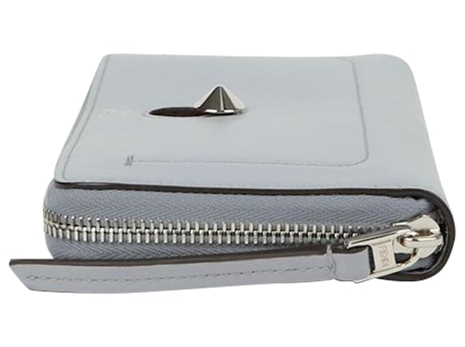 Fendi Portafoglio Lungo Blu - vista 5