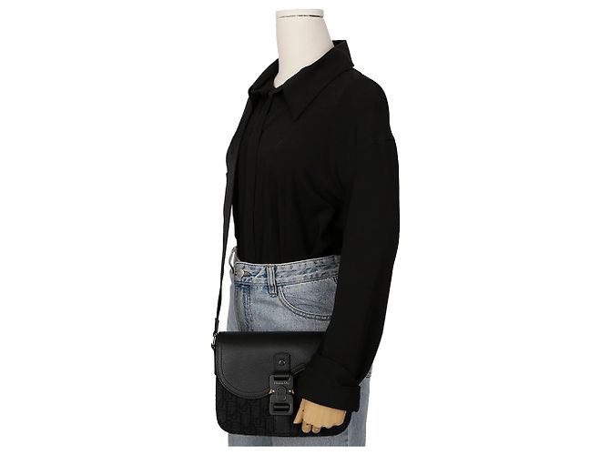 Dior Borsa a tracolla Saddle Small Flap Nero - vista 10