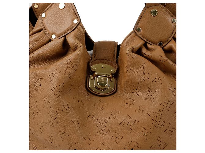 Louis Vuitton Borsa Tote Mahina Large Marrone - vista 2