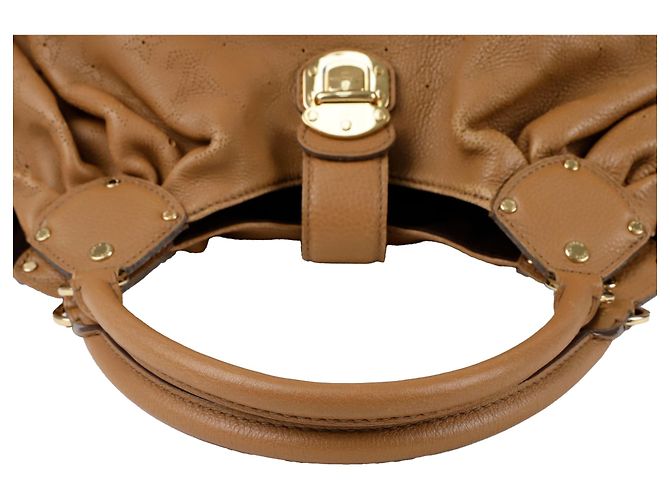 Louis Vuitton Borsa Tote Mahina Large Marrone - vista 6