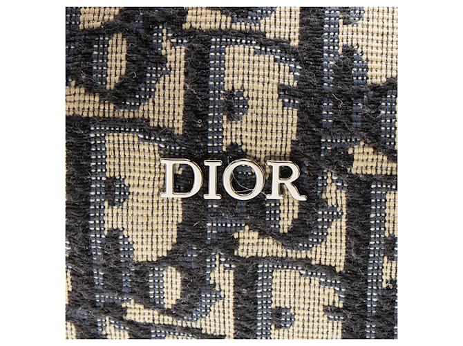 Mini borsa a tracolla Dior Oblique Marrone Beige - vista 9