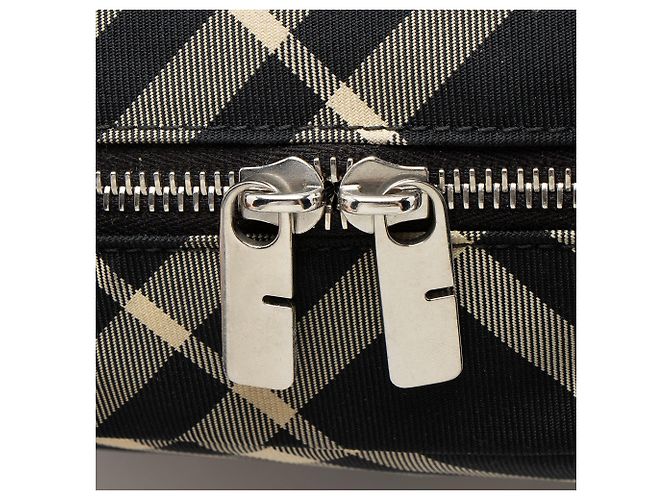 Borsa a tracolla Burberry Essential Check Marrone Beige - vista 10