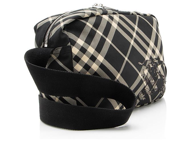 Borsa a tracolla Burberry Essential Check Marrone Beige - vista 2