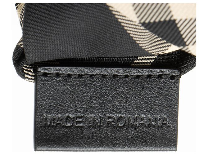 Borsa a tracolla Burberry Essential Check Marrone Beige - vista 9
