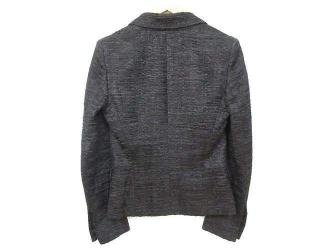 Chaqueta entallada de botonadura sencilla Versace Medusa Negro - vista 3