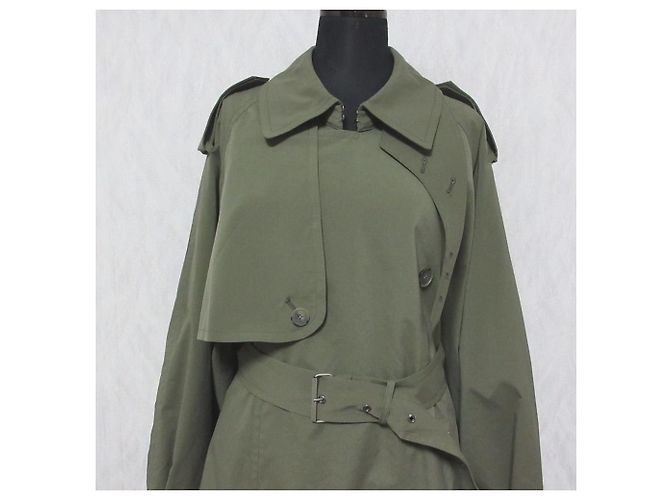 Autre Marque STUNNING LURE Abrigo Trench Largo Verde Caqui - vista 2