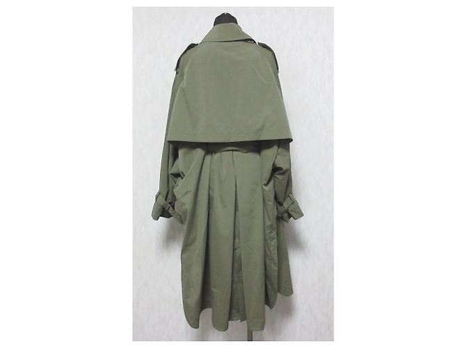 Autre Marque STUNNING LURE Abrigo Trench Largo Verde Caqui - vista 3