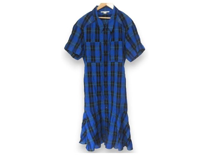 Stella Mc Cartney Stella McCartney Schlagkleid Schwarz Blau - Ansicht 3