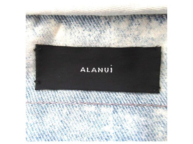 Autre Marque Chaqueta vaquera Alanui 1B Single Fringe Azul Azul claro - vista 6