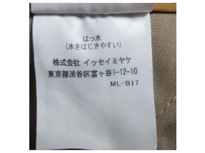 Pantalones anchos cortos elásticos ISSEY MIYAKE CANOPY Castaño Beige - vista 8