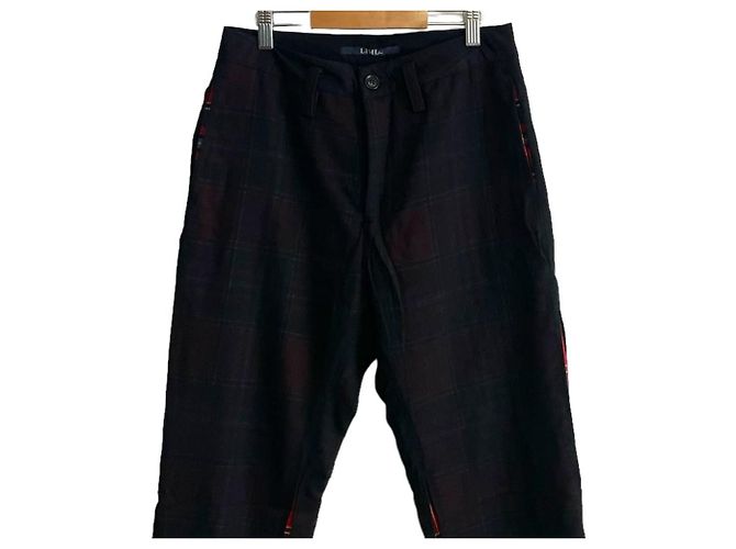 Autre Marque LIMI feu LAYERED SLIM FIT HOSE Schwarz - Ansicht 3