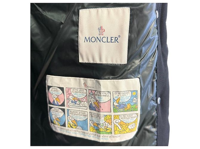 Chaleco largo de plumón Moncler BEAUMESNIL Verde - vista 10