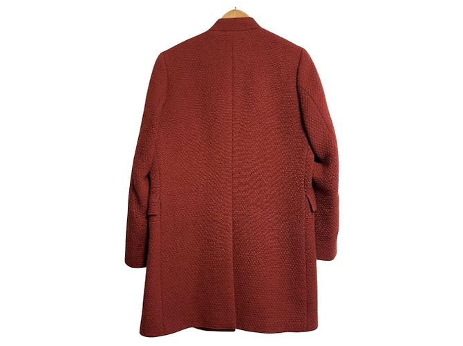 Abrigo de lana de doble botonadura Paul Smith Castaño Bronce - vista 2