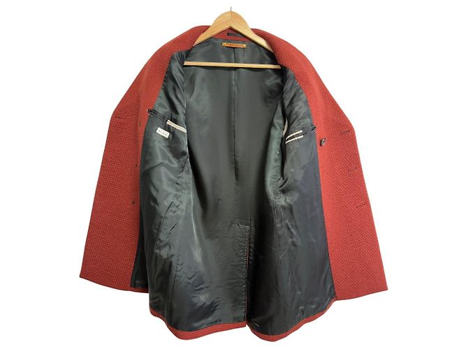 Abrigo de lana de doble botonadura Paul Smith Castaño Bronce - vista 3