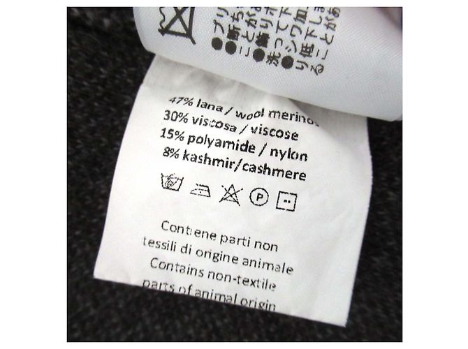Autre Marque Abrigo de punto con shearling y cierre de botón a presión frontal Suprema Castaño - vista 7
