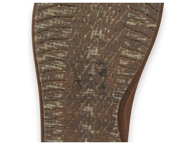 Sandali Marni FB con cinturini incrociati in pelliccia e suola anatomica Marrone - vista 11