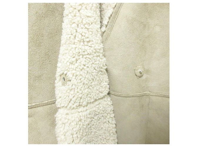 Autre Marque Abrigo reversible de lana de oveja eco MACPHEE Beige - vista 5