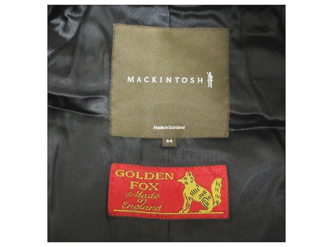 Autre Marque Abrigo Mackintosh Golden Fox con capucha y cuello alto Negro - vista 3