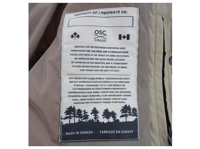 Autre Marque OSC CROSS Wool Boa Down Coat Beige - view 8