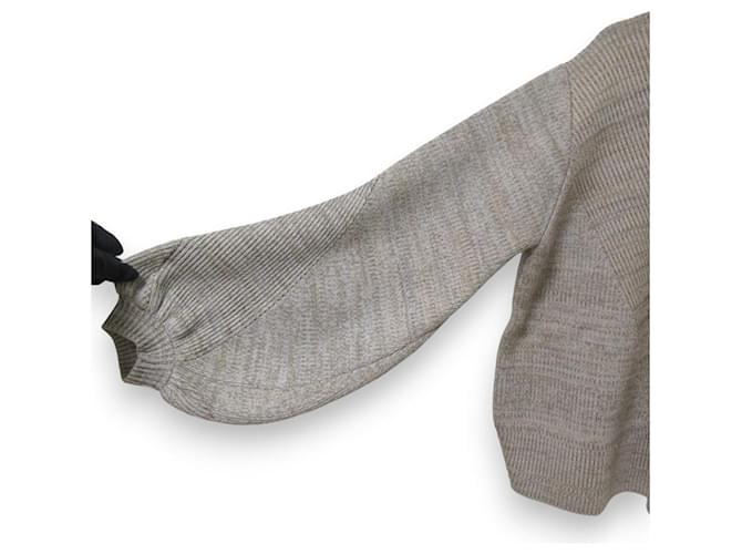 Autre Marque Woll-Polyester-Pullover DES PRES Beige - Ansicht 3